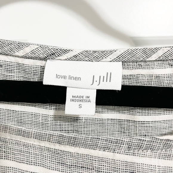 J Jill Love Linen Striped Maxi Dress - Picture 5 of 6